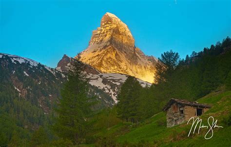 Matterhorn Alpineglow Sunrise Zermatt Switzerland Mickey Shannon