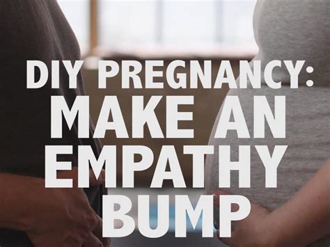Diy Pregnancy Make An Empathy Bump Video Babycenter