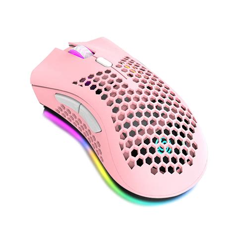 24g Wireless Gaming Mouse Rechargeable Mouse With Rgb Light Effect 3