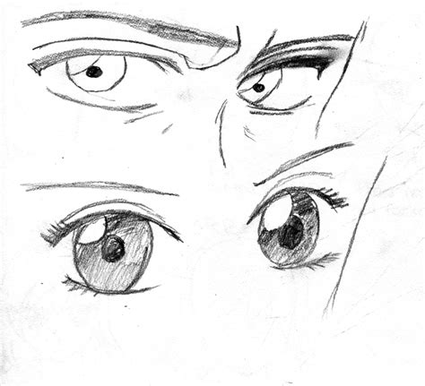 Ocular abilities may have their limitations, but can also make for the kind of entertainment audience can't look away from. Male vs. Female Anime Eyes by xenastar18 on DeviantArt