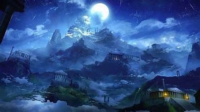 Fantasy Moon Sky Night Desktop