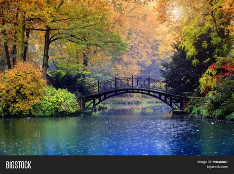 Autumn Old Bridge Image And Photo Free Trial Bigstock