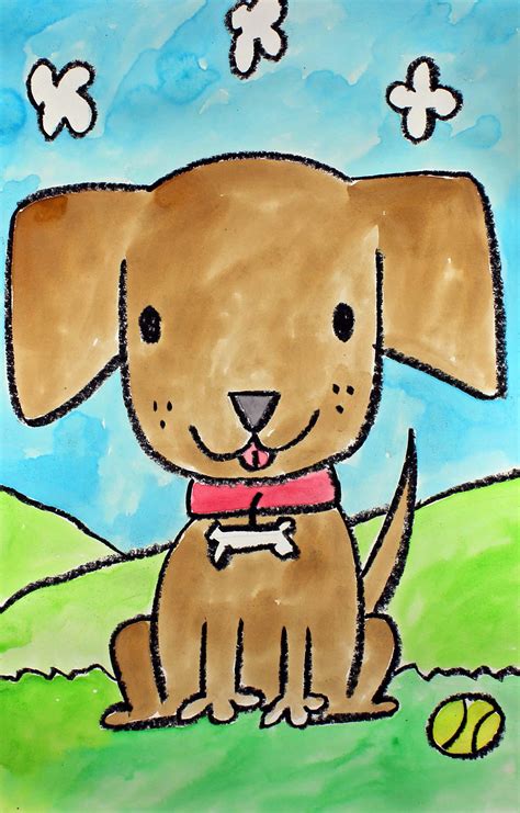 How To Draw A Puppy For Kids Step By Step
