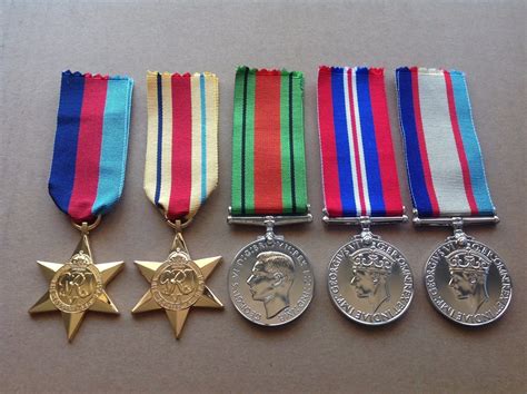 Australian Wwii Medal Group Africa Star Anzac World War Ii