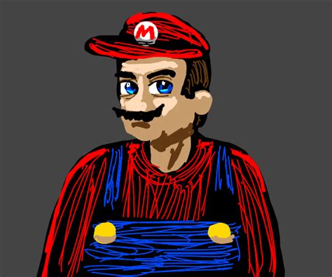 Mario With Glasses Drawception
