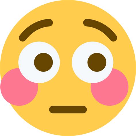 Emojipedia Blushing Flushing Face Emoji Png Download 512512 Free