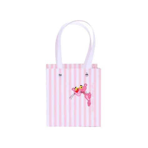 Pink Panther T Paper Bag With Handles Birthday Party Cartoon T