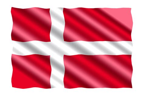 Danmark Flagga Denmark Flaggagrunge Danmark Flagga Med Grungetextur