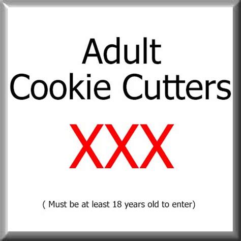 Adult Themed Cookie Cutters Atcc