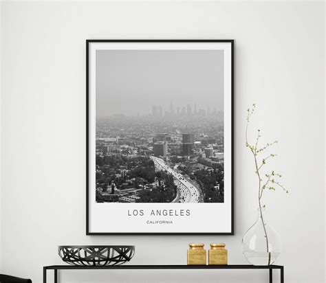 Los Angeles Print La Print Los Angeles Poster Los Angeles Art