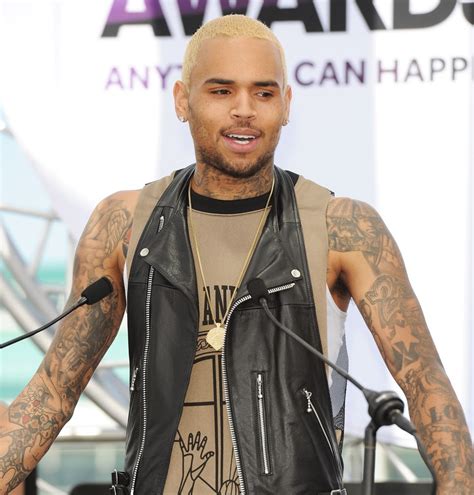 Chris Brown American Recording Artist Dancer And Actor Very Hot And