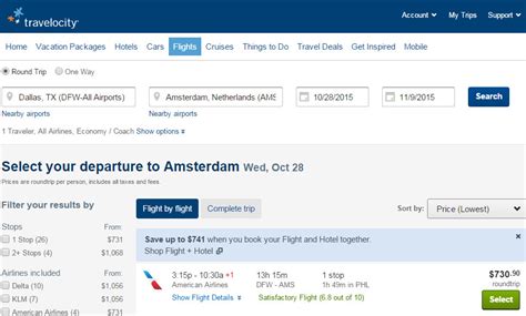 Cheap Flights Dallas To Amsterdam 730 750 Rt American