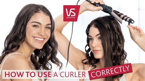 How To Curl Hair With A Curling Wand Vs Sassoon Youtube Curly Hair With Wand Hair A Wavy