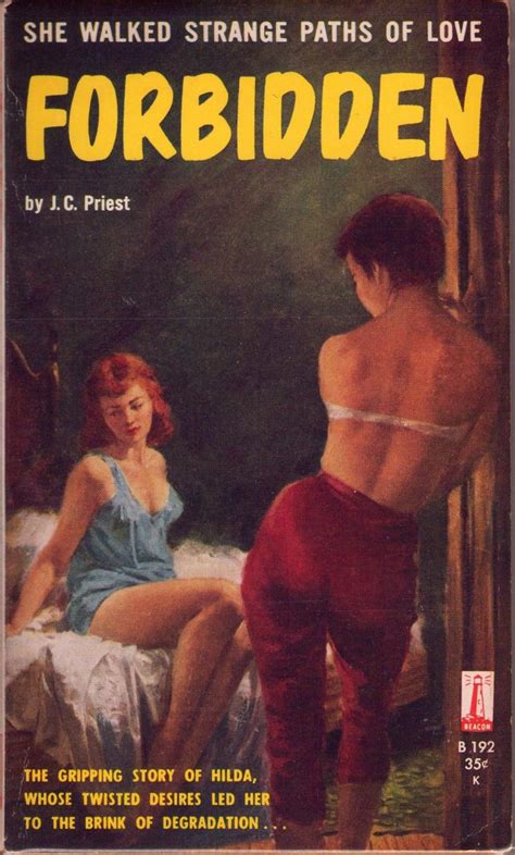 It is a reproduction of a cover of a vintage paperback from my personal collection. Forbidden Lesbian pulp - Flashbak