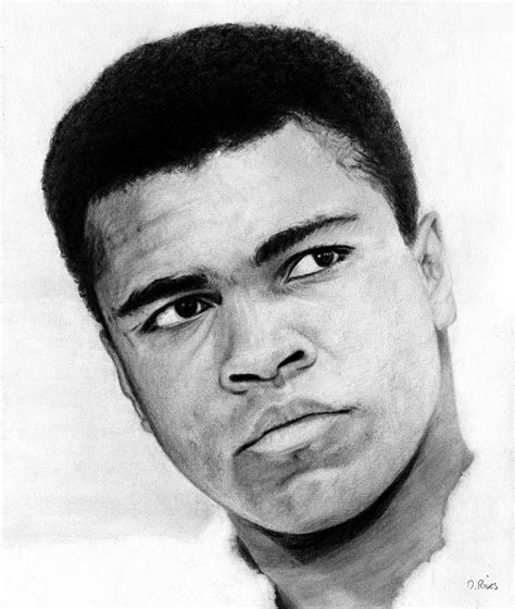 Muhammad Ali Pencil Drawing Drawing By David Rives