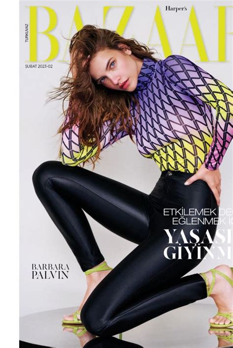 Barbara Palvin On The Cover Of Harpers Bazaar Magazine Turkey