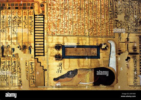 Papyrus Antiquity Pharaoh Art Painting Hieroglyph Hieroglyphic
