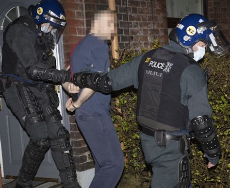 Suspected Organised Crime Group Members Arrested In Dawn Raids Across