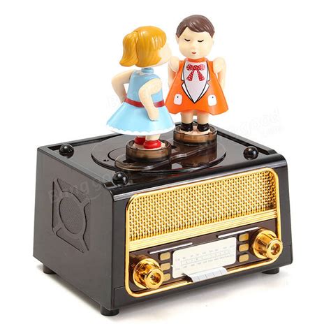 Plastic Classic Music Box Retro Style Cute Kids For Kids Toys T Sale