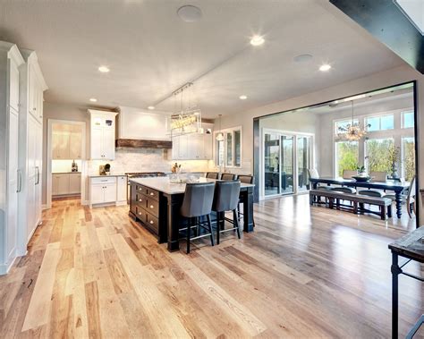 Open Floor Plan Kitchen With Different Flooring Howard Norma