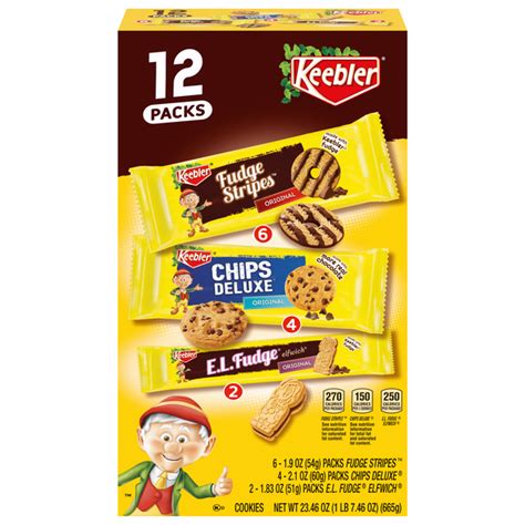 Save On Keebler Cookies Variety Fudge Stripes Chips Deluxe And El