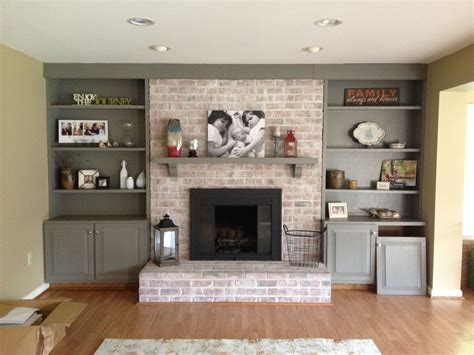 Paint Colors For Living Room With Red Brick Fireplace