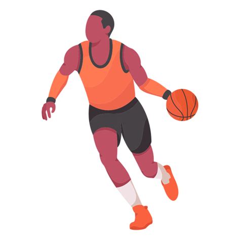 Basketball Player Flat Transparent Png And Svg Vector File