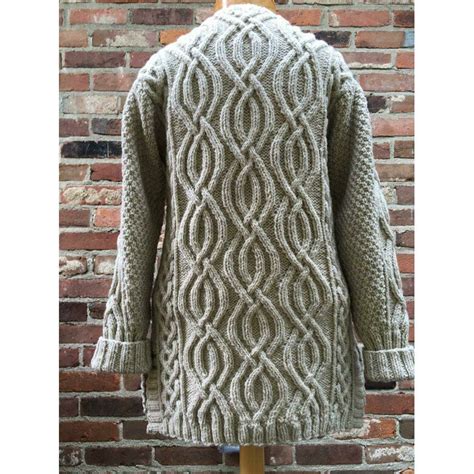 Celtic Grace Knitting Pattern By Cheryl Beckerich Cable Knit Sweater
