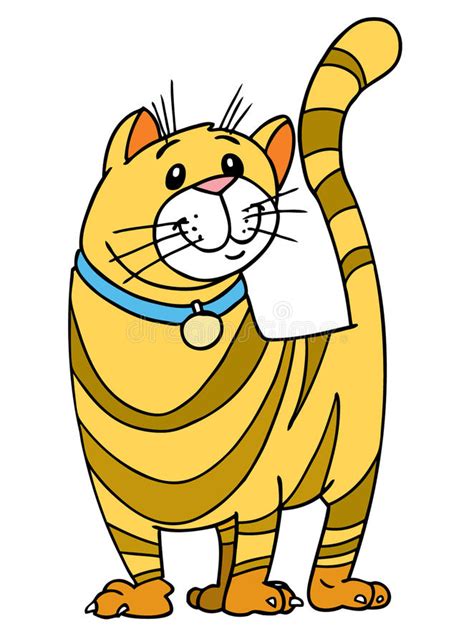 Ginger Cat Stock De Ilustración Ilustración De Gato 72250077