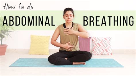 how to do abdominal breathing step by step diaphragmatic deep breathing complete yogic