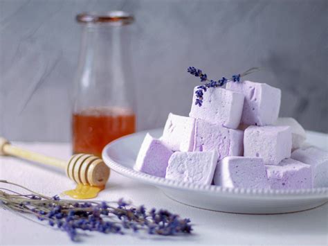 Lavender And Honey Marshmallows Organic 16 35 Pcs Gourmet Marshmallow Healthy Sweets