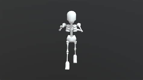 Low Poly Skeleton Download Free 3d Model By Indiependent