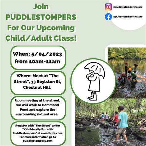 May 4 Join Puddlestompers For A Childadult Class On 542023 From