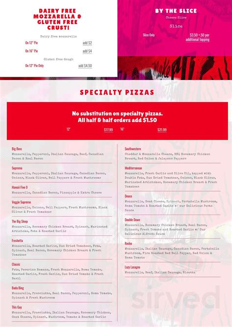 pink s pizza menu in houston texas usa
