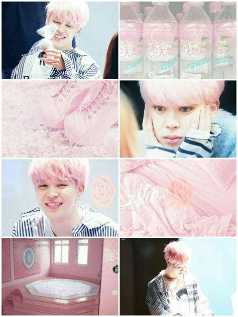 Bts Jimin Pink Aesthetic K Pop Amino