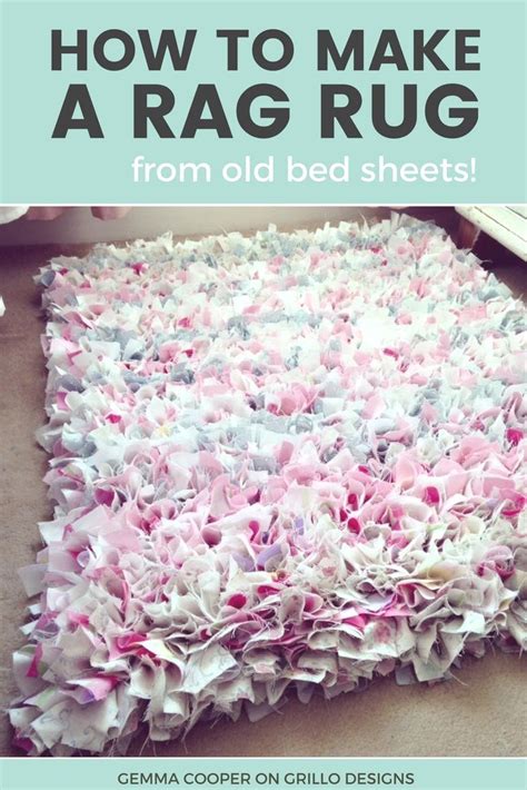 Learn How To Make An Easy No Sew Rag Rug Grillo Designs Grillo