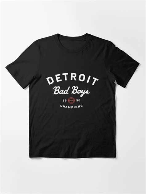 Detroit Bad Boys T Shirt For Sale By Bigmatt2319 Redbubble
