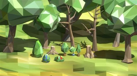 Foliage Polyworld Low Poly Tools And 3d Art For Unity