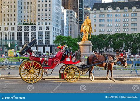 Horse Carriage Ride In Central Park Manhattan New York City Ny After