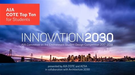 Student Design Competition Innovation 2030 Archdaily