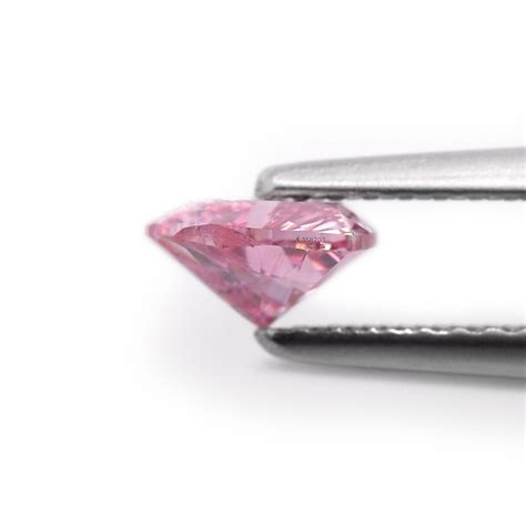 064 Carat Fancy Intense Pink Diamond 5p Heart Shape Si2 Clarity