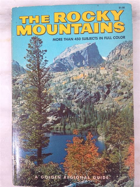 Vintage The Rocky Mountains Guide Book Herbert Zim 1964