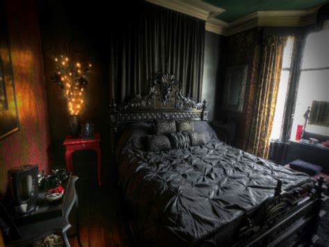 Dark Bedrooms Victorian Gothic Interior Design Bedroom