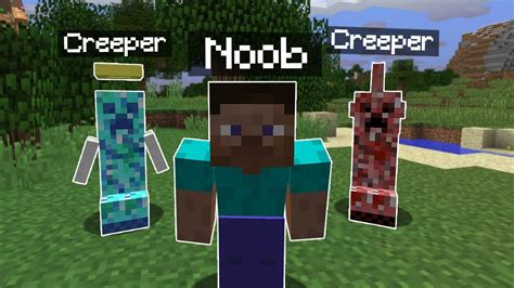 Je Troll Un Noob Avec Des Creeper Cheaté Sur Minecraft Youtube