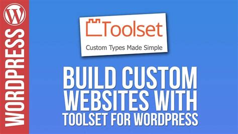 Wordpress Custom Web Design With Toolset And Elementor