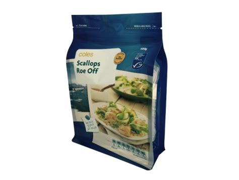 seafood packaging, seafood pouch, box pouch, flat bottom pouch