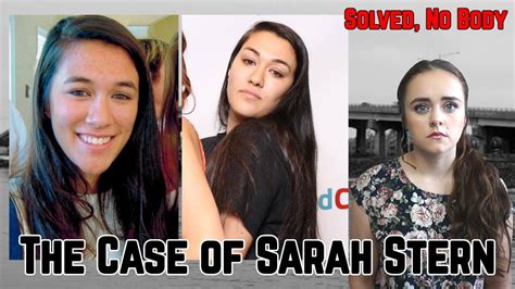 Solved No Body The Case Of Sarah Stern Youtube
