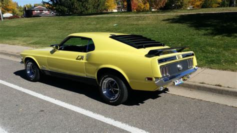 1970 Mach 1 Ford Mustang Sports Roof H Code Rotisserie Restoration For