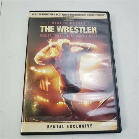 The Wrestler Movie Dvd Mickey Rourke Marisa Tomei Rental Exclusive Picclick