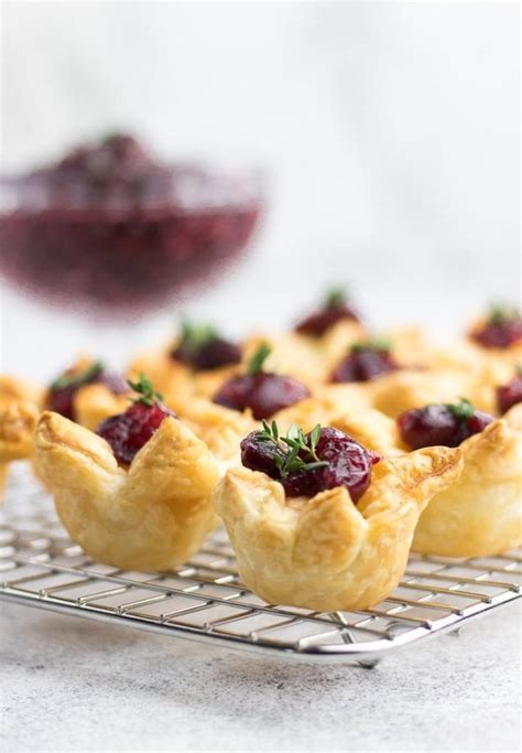 Cranberry And Puff Pastry Bites
